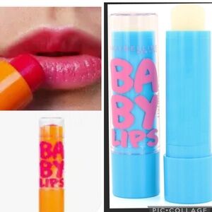 NWT (2) maybelline baby lips cherry me and hydrate